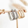 SHINY SQUARE EARRINGS
