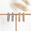 SHINY SQUARE EARRINGS