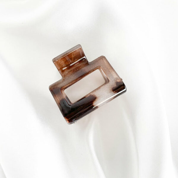 LEOPARD SQUARE HAIR CLIP