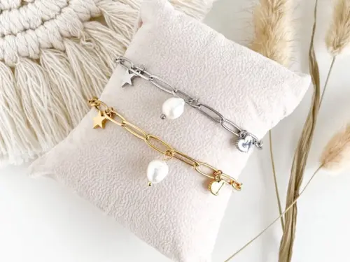 CHAIN BEADS BRACELET