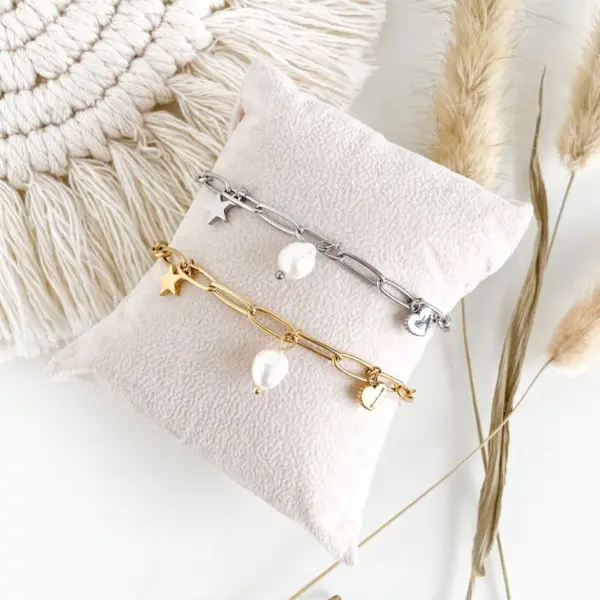 CHAIN BEADS BRACELET