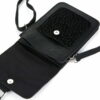 BLACK CHEETAH PHONE BAG