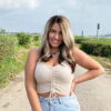 THE BEAUTIFUL CROPPED ONE BEIGE