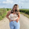 THE BEAUTIFUL CROPPED ONE BEIGE