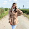 BELTED JACKET CAMEL