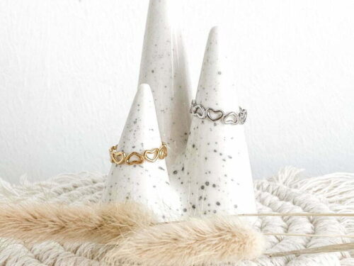 HEARTS ALL OVER RING