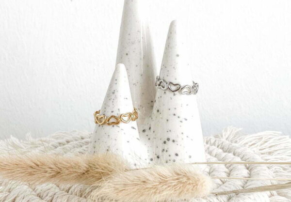 HEARTS ALL OVER RING