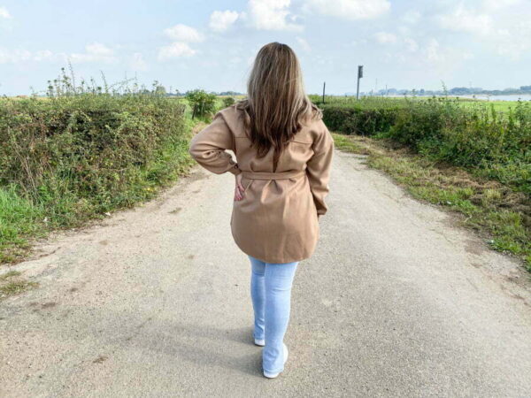 BELTED JACKET CAMEL
